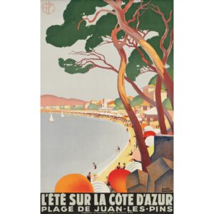 L'Ete sur la Cote D'Azur, Plage de Juan-les-Pins